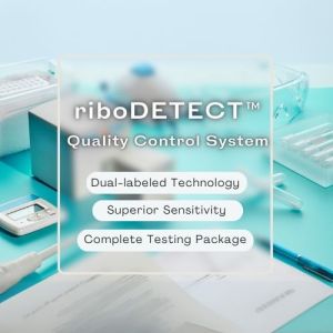 Laboratory display of DNase contamination using riboDETECT fluorescent detection system